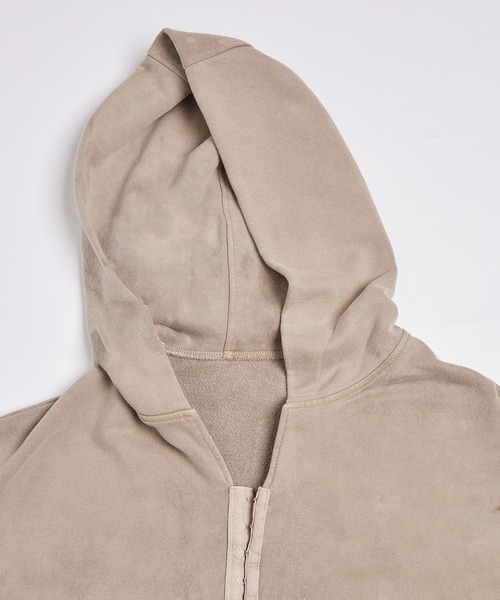 Dulcamara（ドゥルカマラ）の「ピグメントSWホックパーカー（パーカー・メンズ・ブラック/ベージュ/グリーン・0/1）」の15枚目の写真