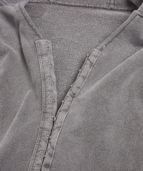 Dulcamara（ドゥルカマラ）の「ピグメントSWホックパーカー（パーカー・メンズ・ブラック/ベージュ/グリーン・0/1）」の19枚目の写真