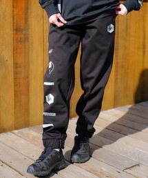 RVCA メンズ ELEMENT STREAK PT セットアップボトムス/ルーカロゴプリント裏起毛スウェットパンツ