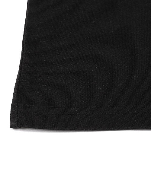 LUXSTYLE（ラグスタイル）の「デニムアップリケ刺繍ワンポイントロンT（Tシャツ/カットソー・メンズ・ブラック/ホワイト・M/L）」の18枚目の写真