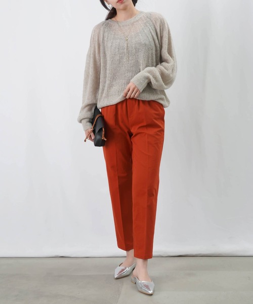 LUCA/LADY LUCK LUCA（ルカ/レディラックルカ）の「LC/LLL ハードストレッチパンツ（その他パンツ・レディース・ブラック/テラコッタ/グレイッシュベージュ・40/38/36）」の15枚目の写真