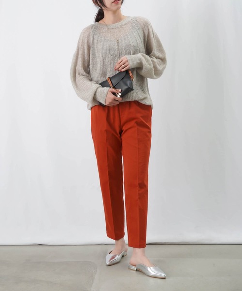 LUCA/LADY LUCK LUCA（ルカ/レディラックルカ）の「LC/LLL ハードストレッチパンツ（その他パンツ・レディース・ブラック/テラコッタ/グレイッシュベージュ・40/38/36）」の18枚目の写真