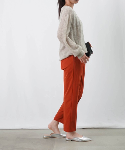 LUCA/LADY LUCK LUCA（ルカ/レディラックルカ）の「LC/LLL ハードストレッチパンツ（その他パンツ・レディース・ブラック/テラコッタ/グレイッシュベージュ・40/38/36）」の20枚目の写真