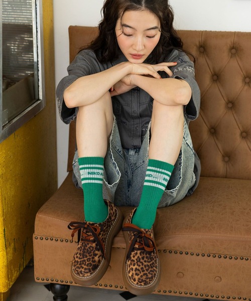 niko and...（ニコアンド）の「《抗菌消臭》2Pレースアップシューズ（その他シューズ・レディース・キャメル/ブラック/ガンメタ/レオパード/その他・SMALL/MEDIUM/LARGE）」の10枚目の写真