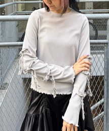 Candy Stripper | TINY RIBBON トップス(Tシャツ/カットソー)