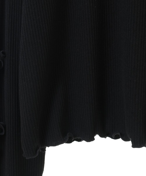 Candy Stripper（キャンディストリッパー）の「TINY RIBBON トップス（Tシャツ/カットソー・レディース・ブラック/アイボリー/ライトグレー・FREE）」の22枚目の写真