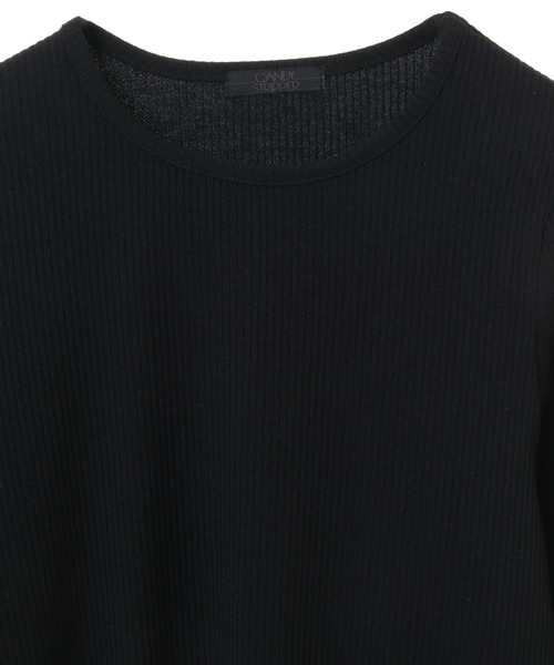 Candy Stripper（キャンディストリッパー）の「TINY RIBBON トップス（Tシャツ/カットソー・レディース・ブラック/アイボリー/ライトグレー・FREE）」の20枚目の写真