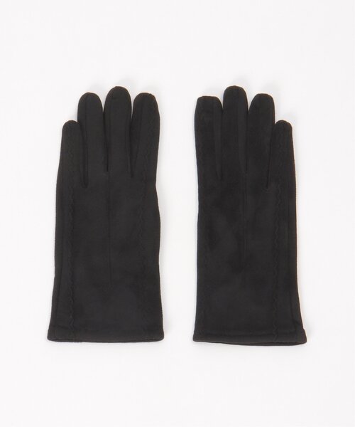 LBC（エルビーシー）の「ライン入りグローブ（手袋・レディース・ブラック/ベージュ・FREE）」の5枚目の写真