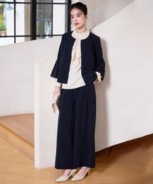 DRESS PLUS（ドレスプラス）の「セットアップ  2点セットパーティー ワイドパンツドレス（セットアップ）」