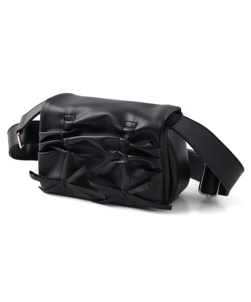 algy(アルジー)の「リボンギャザーショルダー(ショルダーバッグ・キッズ・ブラック/アイボリー/シルバー・FREE)」の19枚目の写真