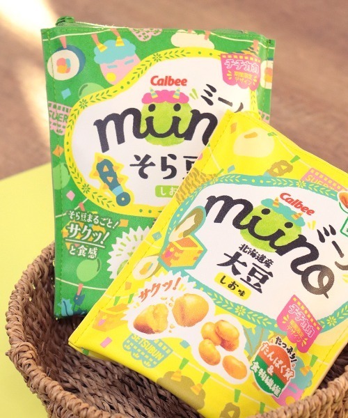 チチカカ（チチカカ）の「「ミーノ」コラボレーションパッケージ風ポーチ（ポーチ・レディース・イエロー/グリーン・FREE）」の3枚目の写真