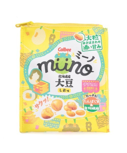チチカカ（チチカカ）の「「ミーノ」コラボレーションパッケージ風ポーチ（ポーチ・レディース・イエロー/グリーン・FREE）」の7枚目の写真