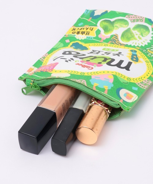チチカカ（チチカカ）の「「ミーノ」コラボレーションパッケージ風ポーチ（ポーチ・レディース・イエロー/グリーン・FREE）」の8枚目の写真