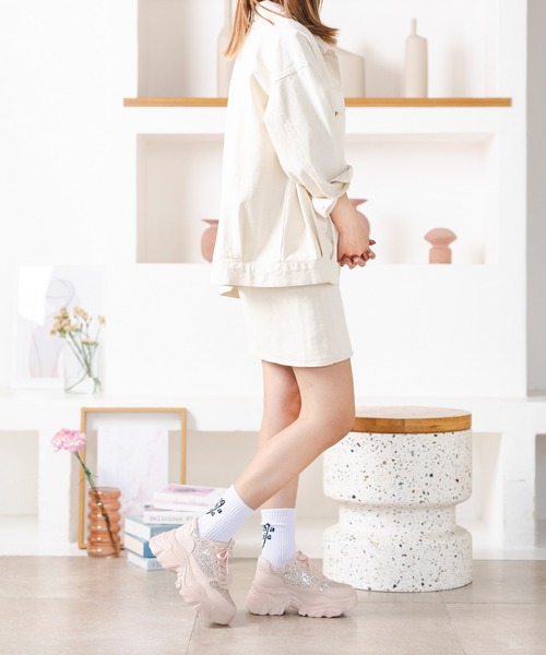 attagirl（アタガール）の「厚底グリッタースニーカー（スニーカー・レディース・ブラック/ホワイト/ピンク・S/M/L/LL/3L）」の13枚目の写真