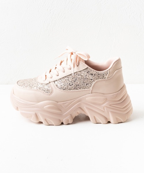 attagirl（アタガール）の「厚底グリッタースニーカー（スニーカー・レディース・ブラック/ホワイト/ピンク・S/M/L/LL/3L）」の17枚目の写真