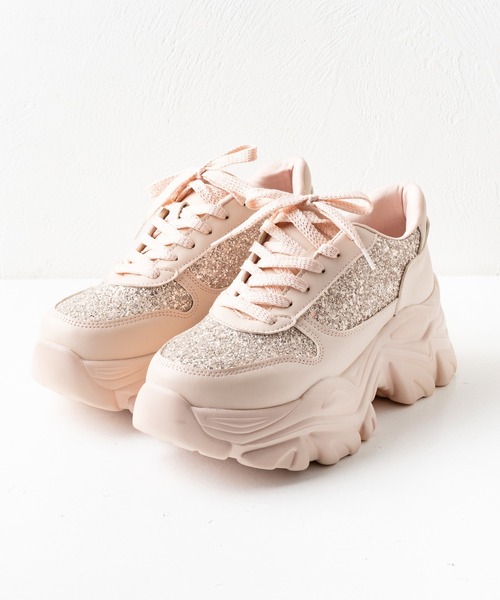 attagirl（アタガール）の「厚底グリッタースニーカー（スニーカー・レディース・ブラック/ホワイト/ピンク・S/M/L/LL/3L）」の20枚目の写真