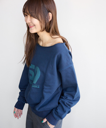 裏毛ワンショルプルオーバー