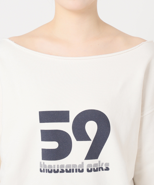 JOINT WORKS（ジョイントワークス）の「裏毛ワンショルプルオーバー（スウェット・レディース・チャコールグレー/アイボリー/ネイビー・FREE）」の20枚目の写真