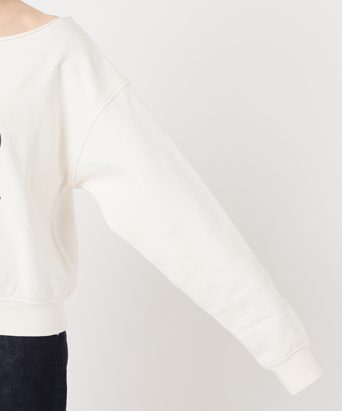 JOINT WORKS（ジョイントワークス）の「裏毛ワンショルプルオーバー（スウェット・レディース・チャコールグレー/アイボリー/ネイビー・FREE）」の22枚目の写真