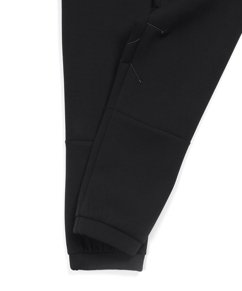 DUFFER ブラックラベル スウェットパンツ S 黒　ダンボールニット セール】〔BLACK LABEL〕'SORONA' ATHLETIC REGULAR PANTS
