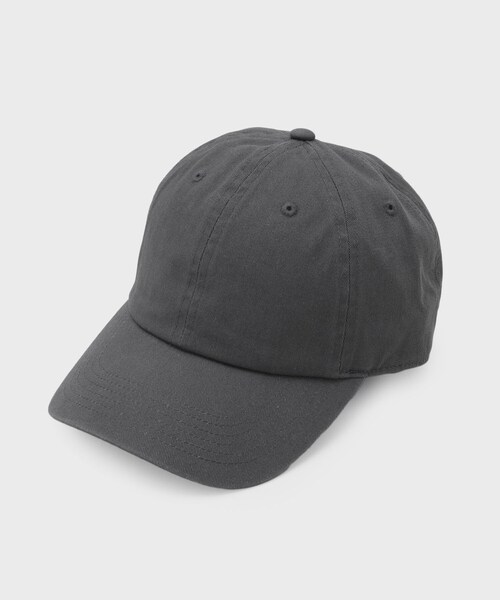 OPAQUE.CLIP(オペークドットクリップ)の「コットンツイルキャップ(キャップ・レディース・チャコールグレー/ブラック/ブルー系/ブラック系/オレンジ系その他2/ライトベージュ・00)」の4枚目の写真