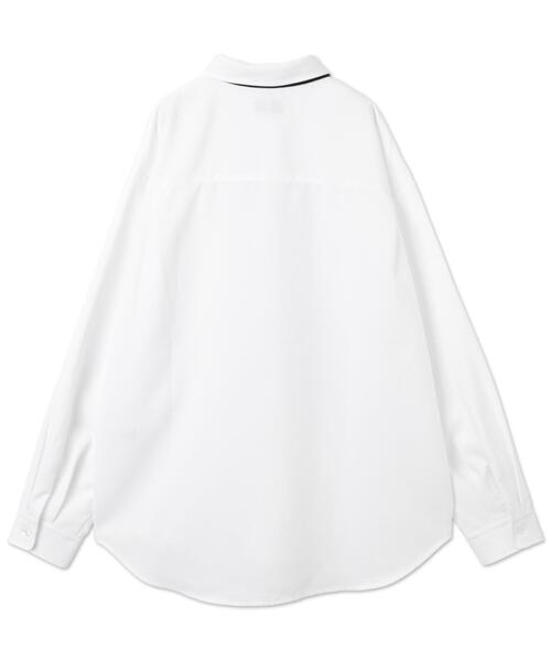 LUCY（ルーシー）の「LUCY/ボウタイロングスリーブシャツ（シャツ/ブラウス・メンズ・ホワイト・LARGE/MEDIUM）」の2枚目の写真