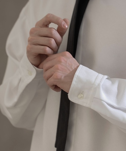 セール】LUCY/【25年春夏新作】ボウタイロングスリーブシャツ（シャツ