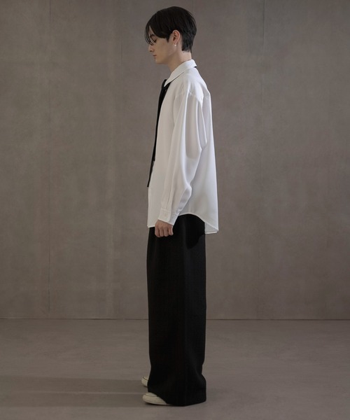 LUCY（ルーシー）の「LUCY/ボウタイロングスリーブシャツ（シャツ/ブラウス・メンズ・ホワイト・LARGE/MEDIUM）」の12枚目の写真