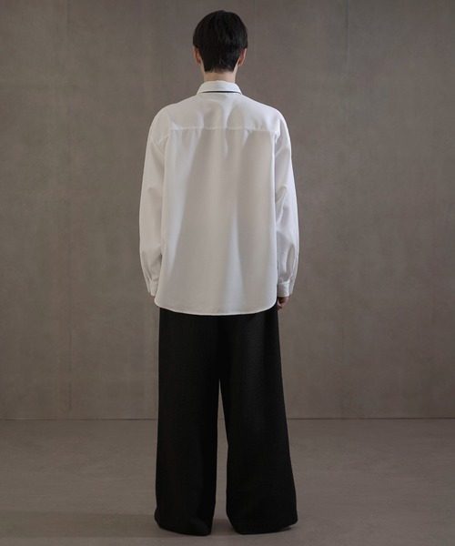 LUCY（ルーシー）の「LUCY/ボウタイロングスリーブシャツ（シャツ/ブラウス・メンズ・ホワイト・LARGE/MEDIUM）」の13枚目の写真