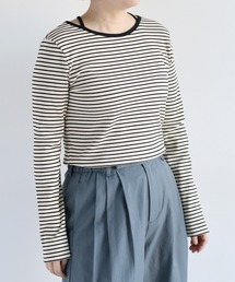 cepo | 〈前後2way〉ボートネックプルオーバーカットソー(Tシャツ/カットソー)