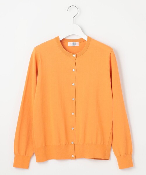 J.PRESS Ladies（J.プレス レディス）の「【洗える】BASIC HT COTTON クルーネック カーディガン（カーディガン/ボレロ・レディース・ベージュ系/ネイビー系/ライトグリーン系/オレンジ系・SMALL）」の14枚目の写真