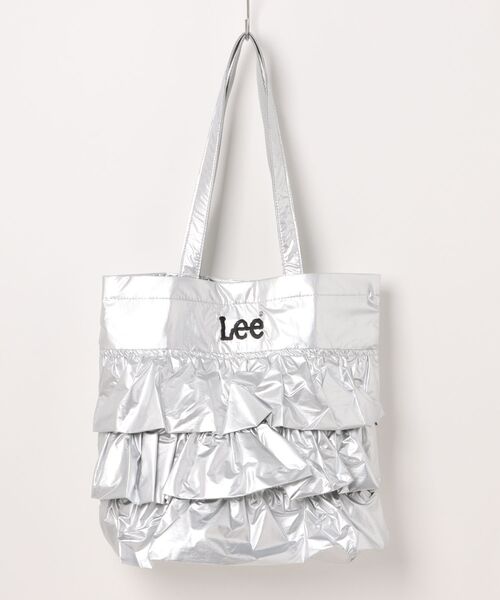 Lee（リー）の「Lee（リー）ワンポイントロゴ刺繍 ティアードフリルトートバッグ（トートバッグ・レディース・ブラック/シルバー/オフホワイト/インディゴブルー/ブラック系その他/ホワイト系その他・FREE）」の6枚目の写真