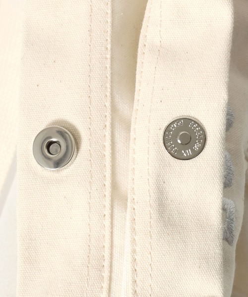 Lee（リー）の「Lee（リー）ワンポイントロゴ刺繍 ティアードフリルトートバッグ（トートバッグ・レディース・ブラック/シルバー/オフホワイト/インディゴブルー/ブラック系その他/ホワイト系その他・FREE）」の14枚目の写真