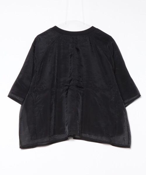 ROSE BUD(ローズバッド)の「SHEER LAYERED TOPS(Tシャツ/カットソー・レディース・ホワイト/ピンク/ブラック・ONE SIZE)」の8枚目の写真