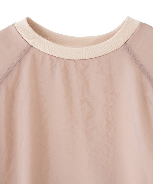 ROSE BUD(ローズバッド)の「SHEER LAYERED TOPS(Tシャツ/カットソー・レディース・ホワイト/ピンク/ブラック・ONE SIZE)」の5枚目の写真