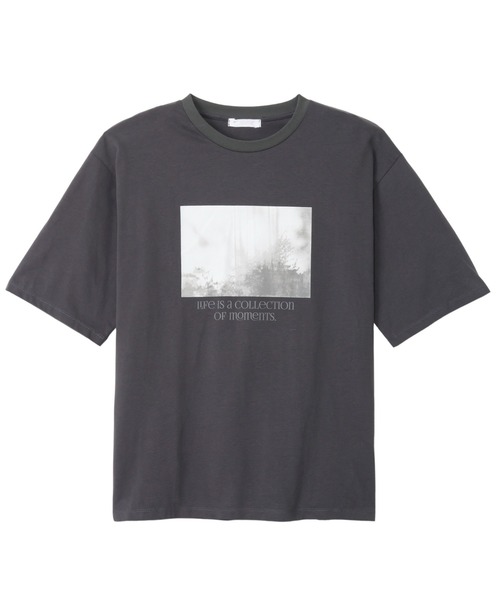 ♡*。゜LINKABLE Tシャツ セール】箔プリントロゴTシャツ（Tシャツ/カットソー）｜gossara