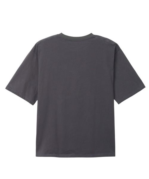 セール】【Eclat one】フォトプリント ロゴ ビッグサイズTシャツ
