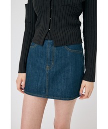 MOUSSY | 【セットアップ対応】TINTED DENIM ミニスカート(スカート)