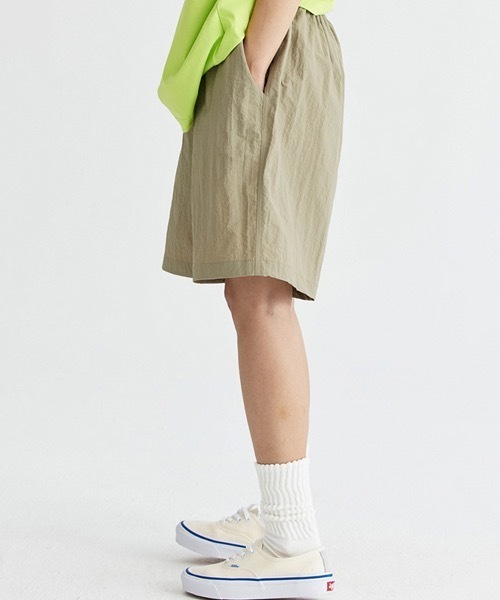 rehacer(レアセル)の「R. : Nylon Wide Easy Shorts(その他パンツ・メンズ・ネイビー/パープル/イエロー/グリーン/ベージュ/ブラック・LARGE/X-LARGE/MEDIUM)」の11枚目の写真