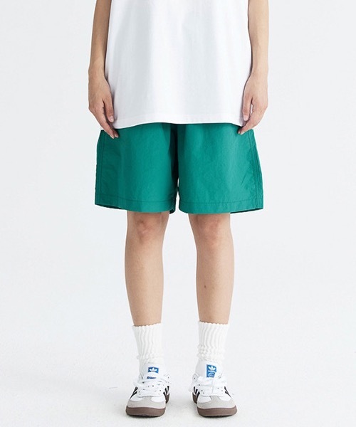 rehacer(レアセル)の「R. : Nylon Wide Easy Shorts(その他パンツ・メンズ・ネイビー/パープル/イエロー/グリーン/ベージュ/ブラック・LARGE/X-LARGE/MEDIUM)」の13枚目の写真