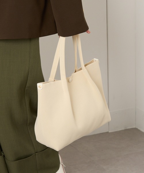 ROOTOTE(ルートート)の「【ROOTOTE】トートバッグ LT.デリ.ルフル-B #(トートバッグ・レディース・ブラック/グレー/アイボリー/ベージュ・FREE)」の2枚目の写真