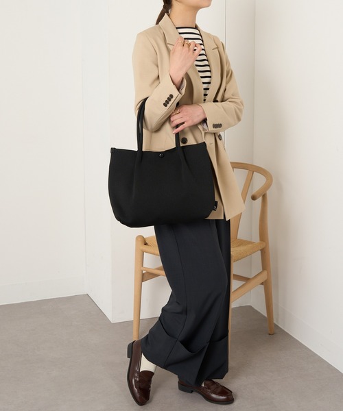 ROOTOTE(ルートート)の「【ROOTOTE】トートバッグ LT.デリ.ルフル-B #(トートバッグ・レディース・ブラック/グレー/アイボリー/ベージュ・FREE)」の8枚目の写真