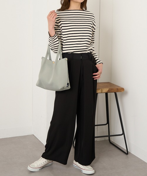 ROOTOTE(ルートート)の「【ROOTOTE】トートバッグ LT.デリ.ルフル-B #(トートバッグ・レディース・ブラック/グレー/アイボリー/ベージュ・FREE)」の18枚目の写真