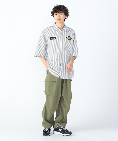 BEAMS HEART(ビームスハート)の「GMS ストライプ オックス ワークシャツ(シャツ/ブラウス・メンズ・ホワイト×ブラック/ブルー系その他・SMALL/MEDIUM/LARGE)」の22枚目の写真