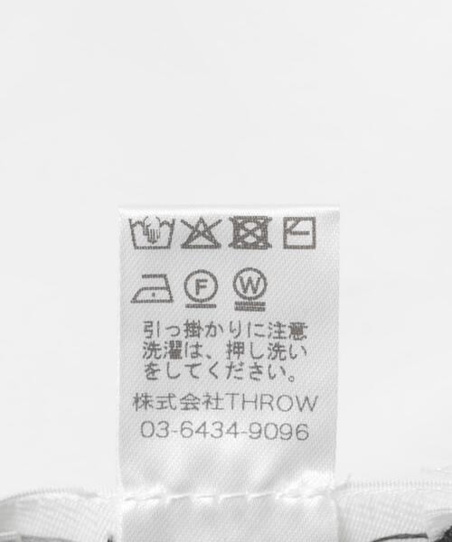 THROW（スロー）の「THROW　MAEVE（バンダナ/スカーフ・レディース・ベージュ/ブラック・ONE）」の8枚目の写真