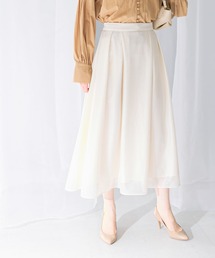 URBAN RESEARCH ROSSO WOMEN | シアーメッシュフレアスカート(スカート)