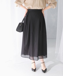 URBAN RESEARCH ROSSO WOMEN | シアーメッシュフレアスカート(スカート)