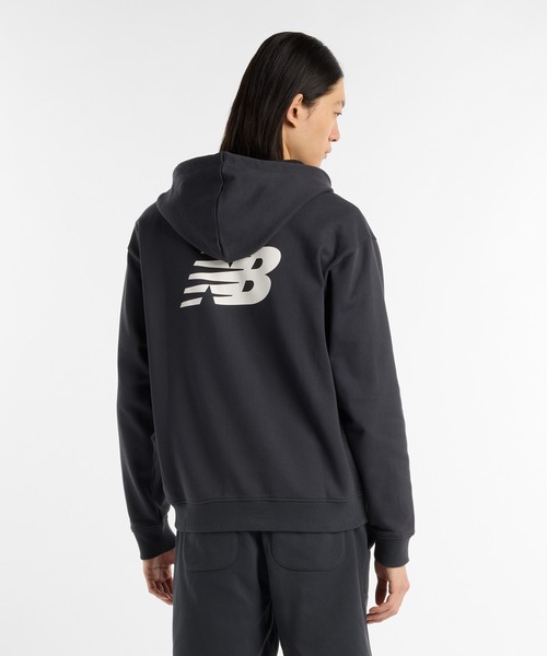 NEW BALANCE(ニューバランス)の「大谷翔平 フレンチテリーフルジップフーディ(パーカー・メンズ・ブラック/ベージュ・XX-LARGE/X-LARGE/LARGE/MEDIUM/SMALL)」の4枚目の写真