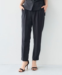 CROSS FUNCTION（クロスファンクション）の「《シワになりにくい》サマナチュラリネンライクセンタープレステーパードパンツ【CF/クロスファンクション】（スラックス）」