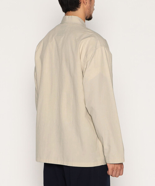 MEN'S COTTON LINEN COVERALL SHIRT（カバーオール）｜DANTON